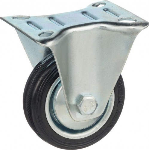 Колесная опора промышленная СТЕЛЛА-ТЕХНИК 4002-75 неповоротная, 75 мм, 50 кг
