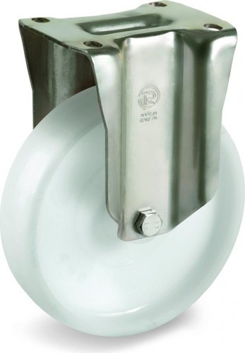 Колесная опора промышленная TELLURE ROTA 685 376 неповоротная, диаметр 200мм, грузоподъемность 750к 685376