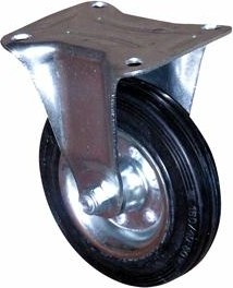 Колесная опора промышленная LONGWAY FRC 54 неповоротная, усиленная D-125 мм 01210310