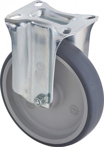 Колесная опора промышленная TELLURE ROTA 715 706 неповоротная, диаметр 200мм, грузоподъемность 225к 715706 - изображение 2