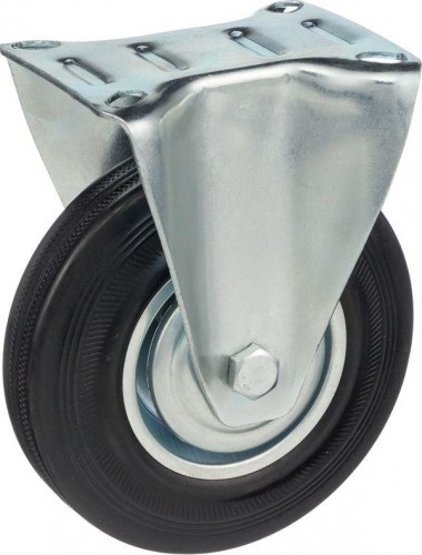 Колесная опора промышленная СТЕЛЛА-ТЕХНИК 4002-125 неповоротная, 125 мм, 100 кг