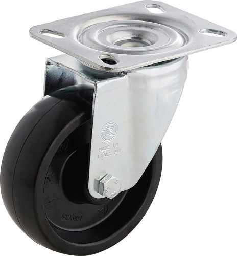 Колесная опора промышленная TELLURE ROTA 677 314 термостойкое поворотное, диаметр 150мм 677314