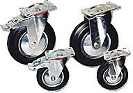 Колесная опора промышленная LONGWAY SCb 97 поворотная с тормозом, D-85 мм 01210500