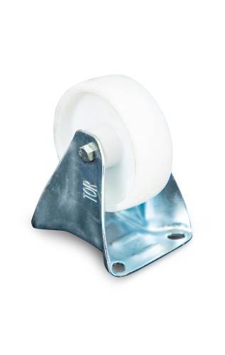 Колесная опора промышленная TOR FRCn 46 полиэтилен 100 мм (площадка, неповоротн.) 1024192