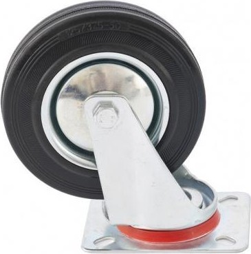 Колесная опора СИБРТЕХ d-200мм поворотная 68718