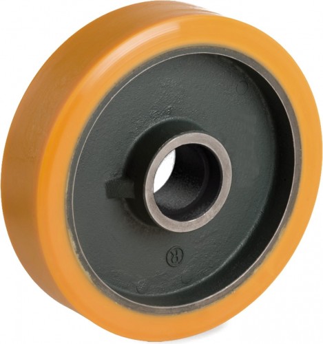 Колесо большегрузное TELLURE ROTA 644152 под ось, полиуретан, 100 мм, 380 кг