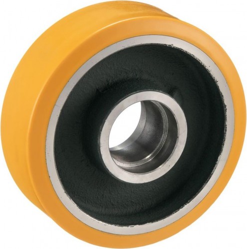 Колесо большегрузное TELLURE ROTA 644163 под ось, полиуретан, 125 мм, 550 кг - изображение 3