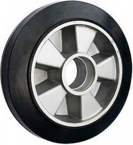 Колесо большегрузное TOR D50 160х50 мм (резина,без подшипника) 1000299