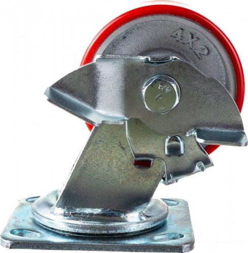 Колесо большегрузное TOR SCpb 42 полиуретан 100 мм (поворот., тормоз, площадка, рол 1003213