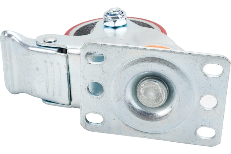 Колесо большегрузное TOR SCpb 93 полиуретан 75 мм, ширина-30 мм (пов., торм., площ. 1027219 - изображение 5