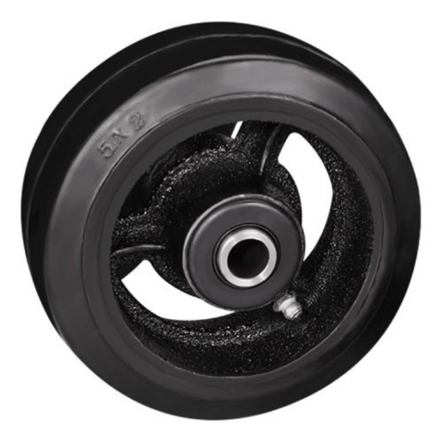 Колесо из литой резины LONGWAY D 54 чугунный обод, D-125 мм 01120020