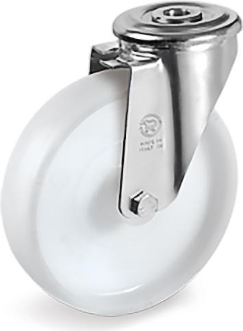 Колесо из полиамида TELLURE ROTA 687704 серия 68, d-150 мм, поворотное под болт 20 мм 8007554039427