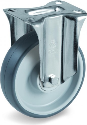 Колесо из термопластической резины TELLURE ROTA 715903 не поворотная, D-125 8007554049846