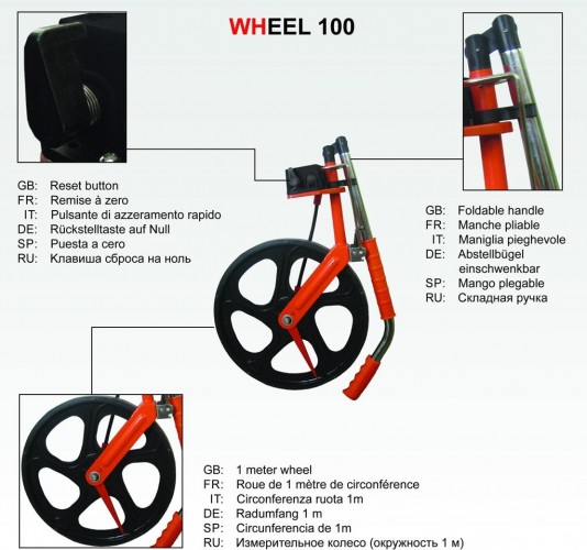 Колесо измерительное ADA Wheel 100 А00113 - изображение 3