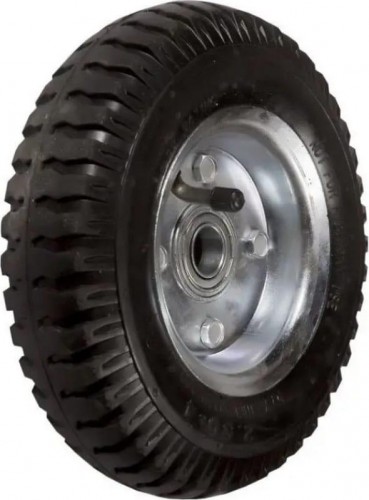 Колесо пневматическое TOR PR 1400 мет. обод, несимм. ступица, шарикоп. (220 мм, ось  1031436