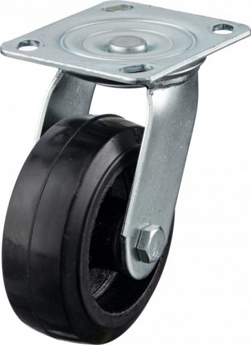 Колесо промышленное СТЕЛЛА-ТЕХНИК N29125 125мм, чугун/рез, поворотное, игольчатый подшипн.