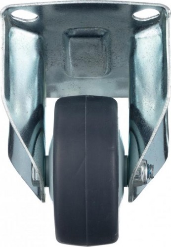 Колесо промышленное СТЕЛЛА-ТЕХНИК N48075TPRF неповоротное, 75мм, 70кг, термопласт. серая резина - изображение 3