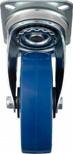 Колесо промышленное СТЕЛЛА-ТЕХНИК N48200RBL поворотное, 200мм, полипропилен/эластичная резина, - изображение 3