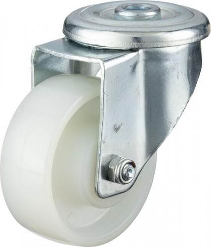 Колесо промышленное СТЕЛЛА-ТЕХНИК N45080PNYD 80мм, полиамидповоротное с отверстием 12мм, 200кг