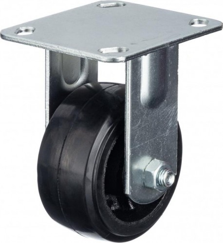 Колесо промышленное СТЕЛЛА-ТЕХНИК N29100F 100мм, чугун/рез, неповоротное, игольчатый подшипн