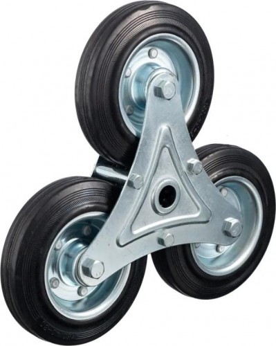 Колесо промышленное СТЕЛЛА-ТЕХНИК LW160 160мм, сталь/рез, трехопорное, 130кг