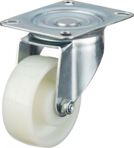 Колесо промышленное СТЕЛЛА-ТЕХНИК N48080PNY поворотное, 80мм, полиамид, подшипник скольжения,