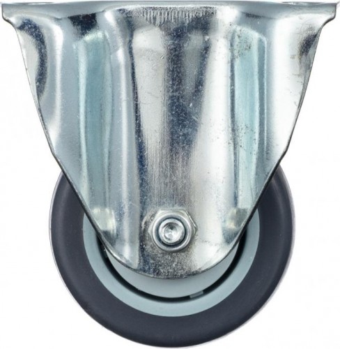 Колесо промышленное СТЕЛЛА-ТЕХНИК N48075TPRF неповоротное, 75мм, 70кг, термопласт. серая резина - изображение 2