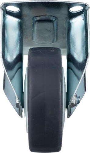 Колесо промышленное СТЕЛЛА-ТЕХНИК N48100TPRF неповоротное, 100мм, 100кг, термопласт. серая рези - изображение 3