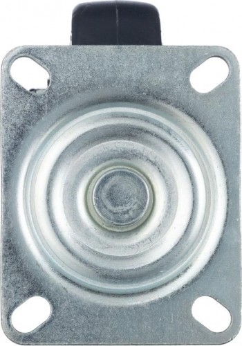 Колесо промышленное СТЕЛЛА-ТЕХНИК N48075TPR поворотное, 75мм, 70кг, термопласт. серая резина, - изображение 4