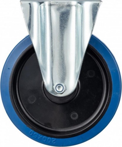 Колесо промышленное СТЕЛЛА-ТЕХНИК N48200RBLF неповоротное, 200мм, полипропилен/эластичная резин - изображение 2