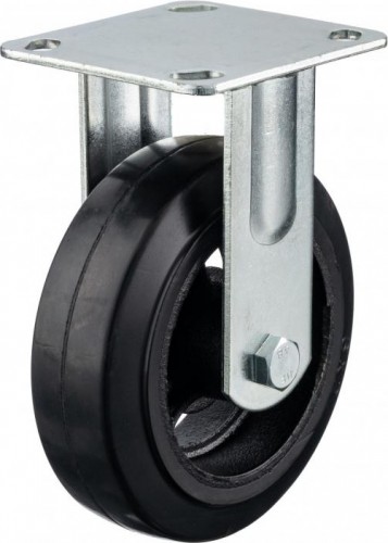 Колесо промышленное СТЕЛЛА-ТЕХНИК N29150F 150мм, чугун/рез, неповоротное, игольчатый подшипн