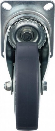 Колесо промышленное СТЕЛЛА-ТЕХНИК N48125TPRB поворотное с тормозом, 125мм, 140кг, термопласт. с - изображение 3