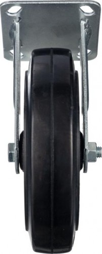 Колесо промышленное СТЕЛЛА-ТЕХНИК N29200F 200мм, чугун/рез, неповоротное, игольчатый подшипн - изображение 3