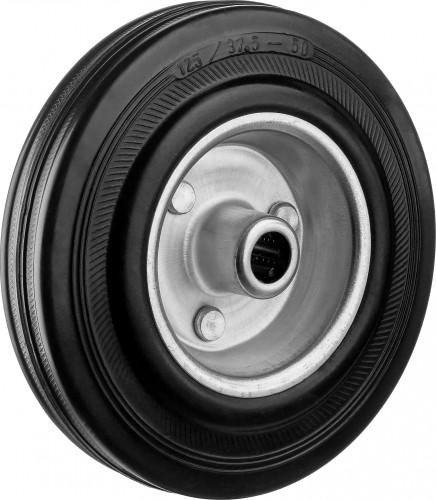 Колесо промышленное ЗУБР d=125 мм, г/п 100 кг (резина, игольчатый подшипник) 30936-125