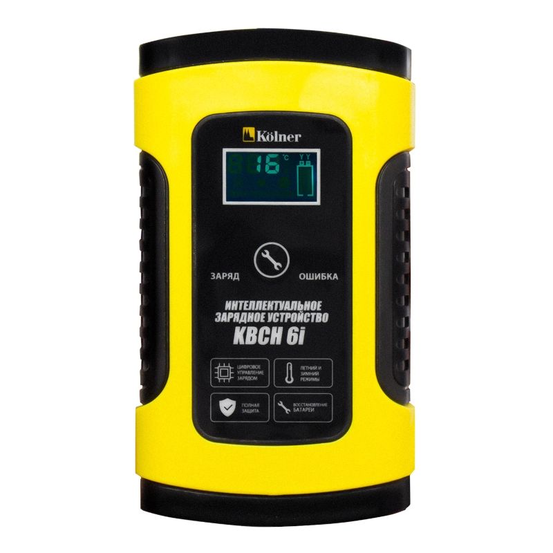 Зарядное устройство для автомобильных аккумуляторных батарей KOLNER KBCH 6i - изображение 2