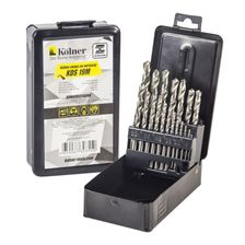 Набор сверл по металлу в металлическом кейсе KOLNER KDS 19M - изображение 8