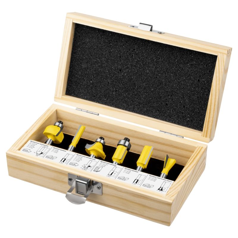 Набор фрез по дереву KOLNER KMC 6/6