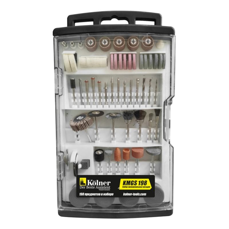 Набор гравировальных насадок KOLNER KMGS 198