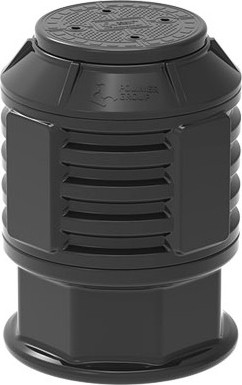 Колодец POLIMER GROUP КН 780 RUWEL с крышкой D 560 мм h1100 черный SK06030201