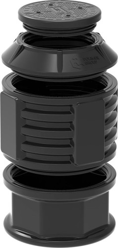 Колодец POLIMER GROUP КН 780 RUWEL с крышкой D 560 мм h1600 черный SK06030202 - изображение 2