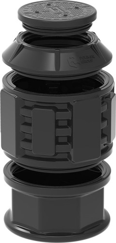 Колодец POLIMER GROUP КН 780М RUWEL с крышкой D 560 мм h1600 черный SK06040202 - изображение 2