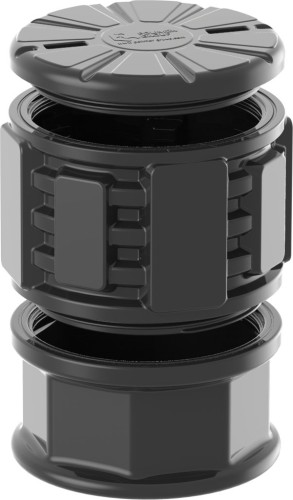 Колодец POLIMER GROUP КН 780М RUWEL с крышкой D780 мм h2500 черный SK06020204 - изображение 2