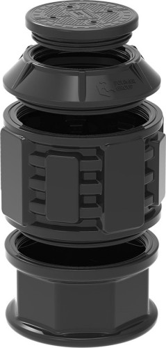 Колодец POLIMER GROUP КН 780М RUWEL с крышкой D 560 мм H2100 черный SK06040203 - изображение 2