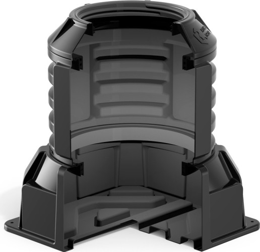 Колодец POLIMER GROUP КОД-2 H1100 RUWEL с крышкой D560 мм черный SK08020202 - изображение 4