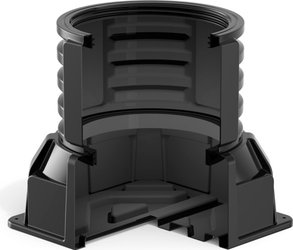 Колодец POLIMER GROUP КОД-2 H1000 RUWEL с крышкой D780 мм, с подготовкой к установке SK08010202.002 - изображение 3