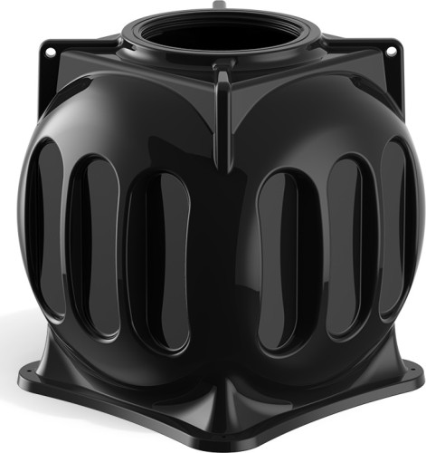 Колодец POLIMER GROUP КС-5М RUWEL без крышки, цвет черный SK05010202.001