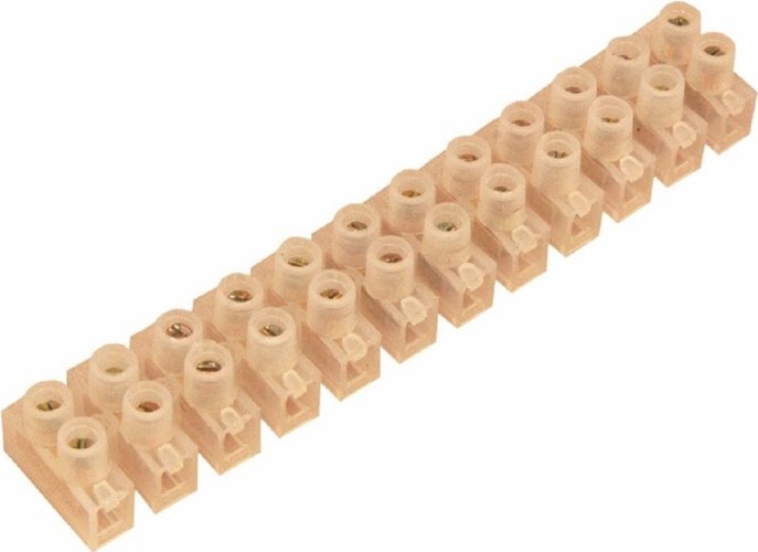 Колодка REXANT KВ-10 клеммная винтовая (4-10 мм²), 1 шт. 07-5010-1