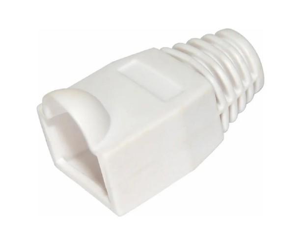 Колпачок изолирующий REXANT 05-1201 ( уп 100 шт ) для разъемов RJ-45, белый 05-1201