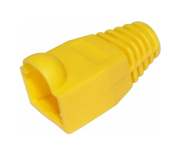 Колпачок изолирующий REXANT 05-1203 ( уп 100 шт ) для разъемов RJ-45, желтый 05-1203