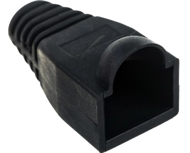 Колпачок изолирующий REXANT 05-1210 ( уп 100 шт ) для разъемов RJ-45, черный 05-1210